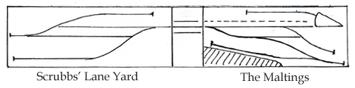 Layout Plan for Scrubbs Lane Yard/The Maltings